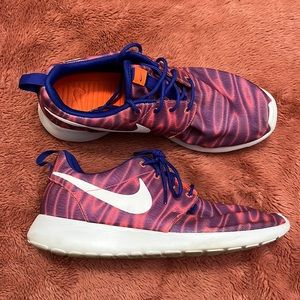 Like New Orange and Blue Nike Roshe Run